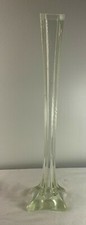Vaso de vidro arte meio século alto vidro transparente pesado  comprar usado  Enviando para Brazil