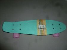 NOVO CHICAGO SKATES ESTILO CENTAVO RETRÔ SKATE MINI CRUISER PRANCHA ROSA AZUL-PETRÓLEO  comprar usado  Enviando para Brazil