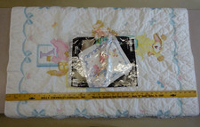 Kit de colcha de bebê ponto cruz estampado Janlynn 2002 coelhos sonolentos 34 X 43 COMPLETO, usado comprar usado  Enviando para Brazil