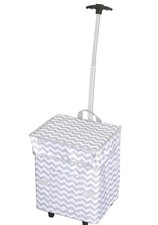 Carrinho inteligente, cinza Chevron polivalente dobrável carrinho utilitário cesta comprar usado Carrinho inteligente, cinza Chevron polivalente dobrável carrinho utilitário cesta comprar usado  Enviando para Brazil