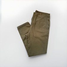 Calça Osklen Masculina 30 Verde Chino Fina Frente Plana E Casual Algodão Masculina 30x32 comprar usado  Enviando para Brazil