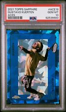 *PSA 10* Gustavo Kuerten 2021 Topps Chrome tênis safira - Ases #ACE19 - comprar usado  Enviando para Brazil