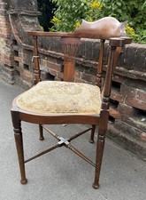 Victorian inlaid mahogany for sale  HALSTEAD