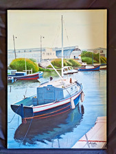 Dipinto olla barche usato Dipinto olla barche usato  Monastir