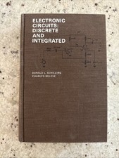 Vintage 1968 Electronic Circuits: Discrete & Integrated by Schilling HC VG 1st comprar usado  Enviando para Brazil