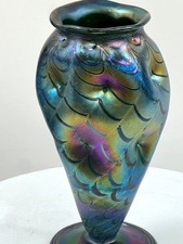 Blue luster vase d'occasion  Expédié en Belgium