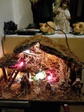 Weihnachtskrippe beleuchtung gebraucht kaufen  Karben