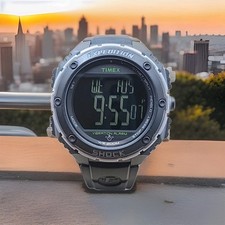 Relógio de pulso digital Timex Expedition T49950 alarme de vibração choque quartzo, usado comprar usado  Enviando para Brazil