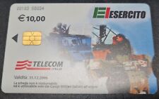 Esercito carta telefonica usato  Italia