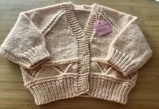 Hand knitted caramel for sale  ROTHERHAM
