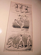 1843c gravure acrobates d'occasion  Expédié en France