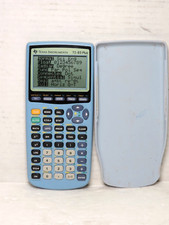 Calculadora gráfica Texas Instruments TI-83 Plus com capa testada e funcionando azul comprar usado  Enviando para Brazil