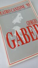 Giorgio gaber teatro usato  Assemini