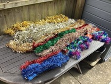 Vintage christmas tinsel for sale  WOODBRIDGE