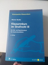 Klausurenkurs strafrecht iii gebraucht kaufen  Erlangen