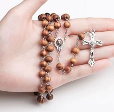 Rosary necklace catholic for sale  DAGENHAM