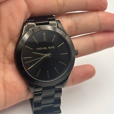 Usado, Michael Kors MK-3221 relógio minimalista tom preto funcionando nova bateria comprar usado  Enviando para Brazil