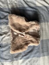 Pink fur gilet for sale  THAME