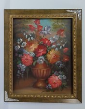 Quadro dipinto fiori usato  Palermo