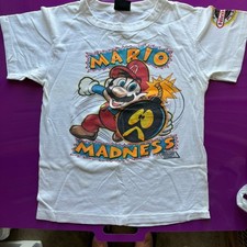 Camisa Vintage 1989 Super Mario Bros Youth L “Mario Madness” comprar usado  Enviando para Brazil