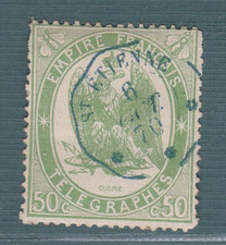 Timbre 1868 telegraphe d'occasion  La Brède