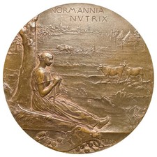 Médaille bronze exposition d'occasion  Fontainebleau