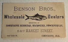 Benson brothers wholesale for sale  Oklahoma City