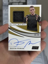 2021 Panini Immaculate UFC Dustin Poirier Fighter-Worn Patch AUTO /99 comprar usado 2021 Panini Immaculate UFC Dustin Poirier Fighter-Worn Patch AUTO /99 comprar usado  Enviando para Brazil