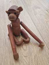 Vintage holzaffe beweglicher gebraucht kaufen  Kiel
