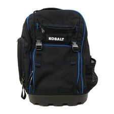 Bolsa de ferramentas de trabalho azul cobalto vários bolsos mochila com zíper resistente ajustável comprar usado  Enviando para Brazil