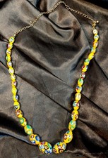 Vintage millefiori yellow for sale  CWMBRAN