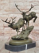 Elk wildlife bronze for sale  Westbury