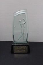 Clear golf trophy for sale  Wabash