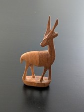 Wooden antelope figure for sale  Grimes