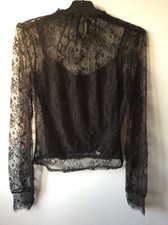 Maglia nera pizzo usato  Roma
