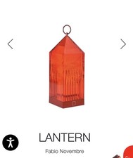 Lantern kartell rossa usato  Vasto