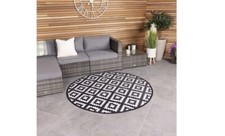 Diamond round rug for sale  LOUGHBOROUGH