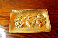 Vintage brass three for sale  PONTEFRACT