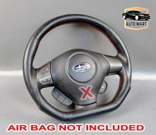 VOLANTE MULTIMÍDIA SUBARU IMPREZA STI WRX FORESTER RED STICH FUNDO PLANO comprar usado  Enviando para Brazil