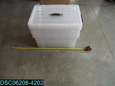 Qty clear plastic for sale  Atchison