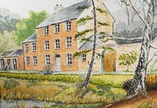 Original watercolour red for sale  WIRRAL