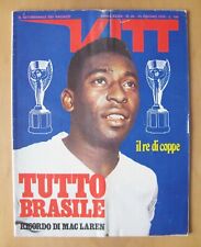 VITT Italian Magazine #26 June 1970 PELE COVER BRAZIL TEAMGROUP MacLAREN comprar usado VITT Italian Magazine #26 June 1970 PELE COVER BRAZIL TEAMGROUP MacLAREN comprar usado  Enviando para Brazil