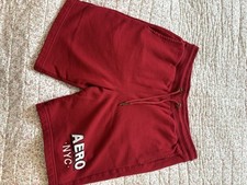 Shorts masculinos de lã vermelho Aeropostale tamanho médio, usado comprar usado  Enviando para Brazil
