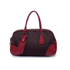 Prada Torebka z tkaniny Bowling Kobieta Brązowa One Size na sprzedaż  PL