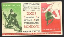 Erinnofilia italia 1968 usato  Ascoli Satriano