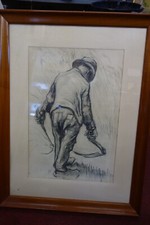 Reproduction encadré dessin d'occasion  Saint-Alban-Leysse