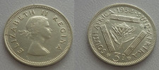 3pence 1954 elizabeth gebraucht kaufen  Deutschland