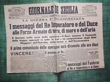 Replica giornale sicilia usato  Torino