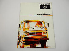 VW MAN Produktprogramm LKW 6t bis 9t Pritschenwagen Sattelzug Kipper Prospekt comprar usado  Enviando para Brazil