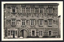 Retz, Sgrafittohaus mit Adolf Rebak´s Feinkosthandlung, Ansichtskarte  na sprzedaż  Wysyłka do Poland